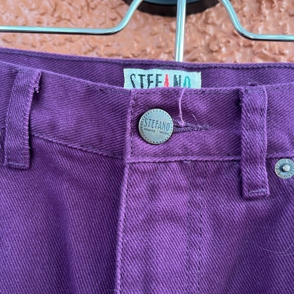 Vintage Women’s Stefano International Jeans- Purple Size 10 Mom Jeans - Picture 3 of 6